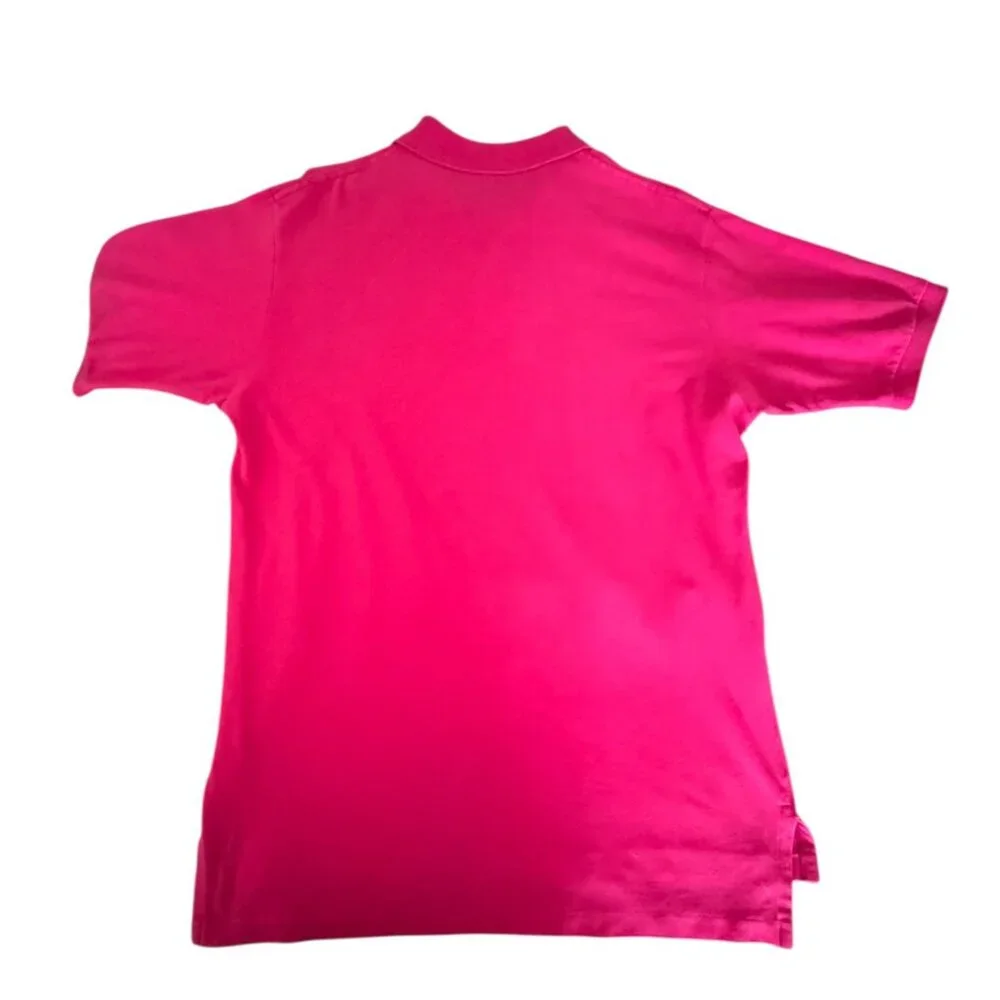 Polo Ralph Lauren Classic-Fit Short-Sleeve Polo Golf Shirt in Hot Pink Mens Sz L